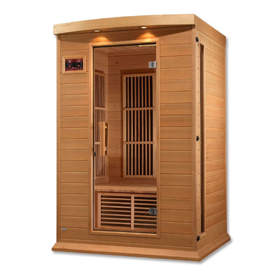 2-Person Low EMF FAR Infrared Sauna – Canadian Hemlock