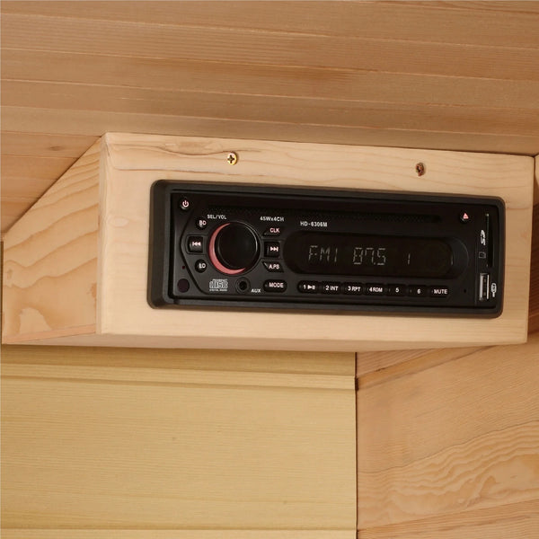 2-Person Low EMF FAR Infrared Sauna – Canadian Hemlock