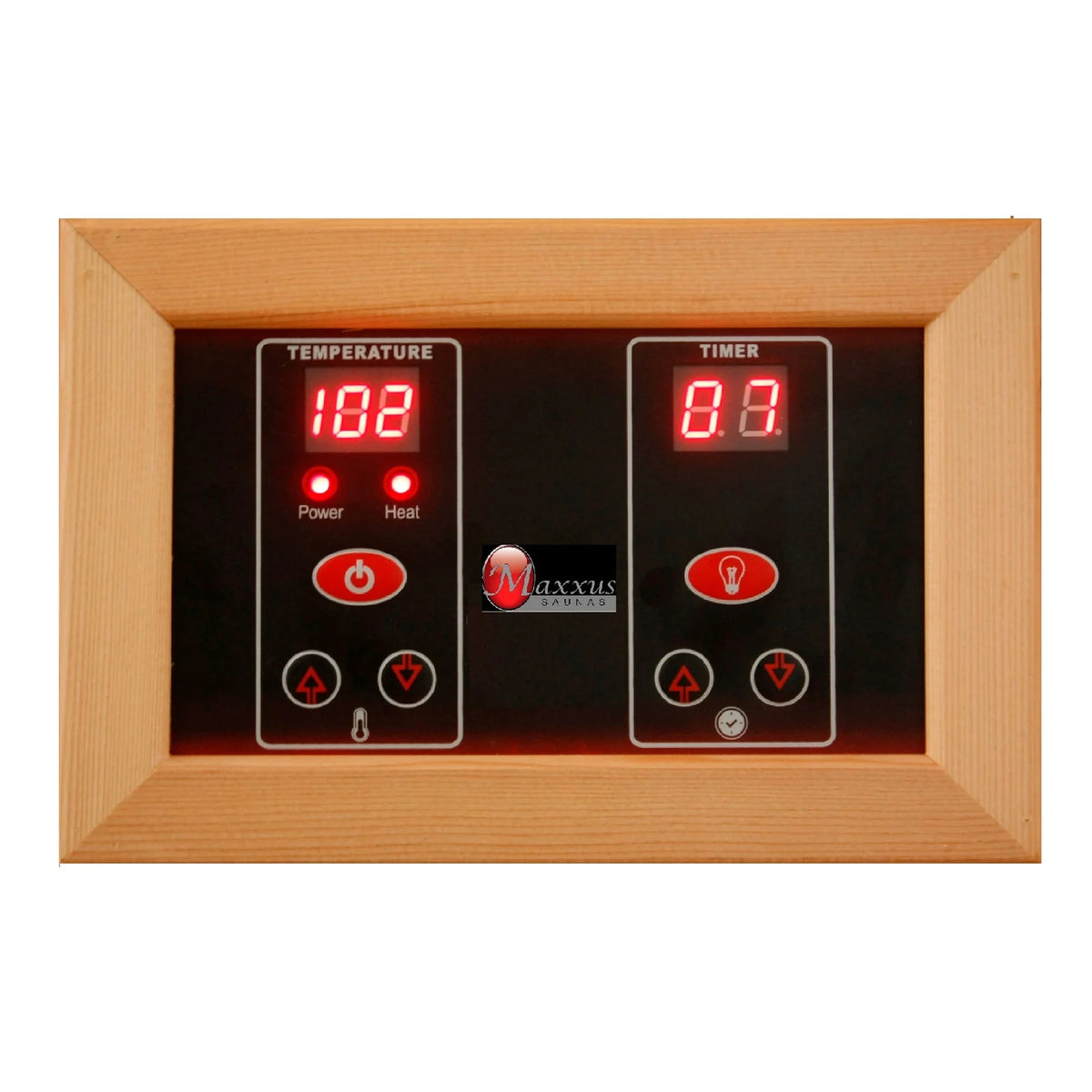 2-Person Low EMF (Under 8MG) FAR Infrared Sauna (Canadian Hemlock) — product view 7