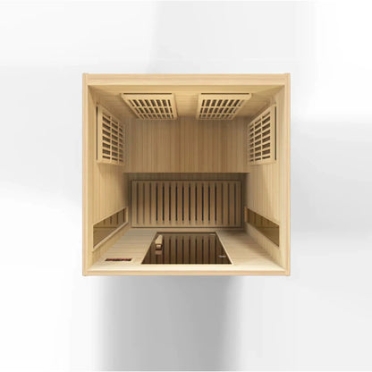 2-Person Low EMF (Under 8MG) FAR Infrared Sauna (Canadian Hemlock) — product view 8
