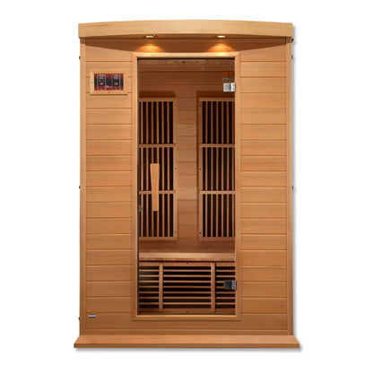 2-Person Low EMF (Under 8MG) FAR Infrared Sauna (Canadian Hemlock) — product view 9