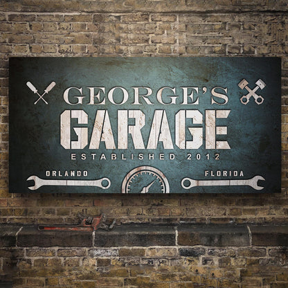 Man Cave Garage Sign