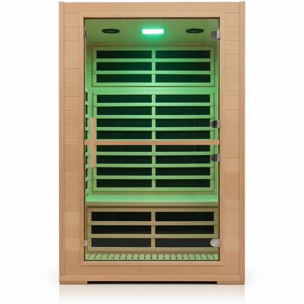 2-Person FAR Infrared Sauna – Hemlock, App Control