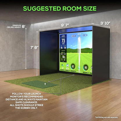 Golf Training Bundle – Golf Simulator Frame + 3G Mini Ring Swing Stabilizer — product view 4
