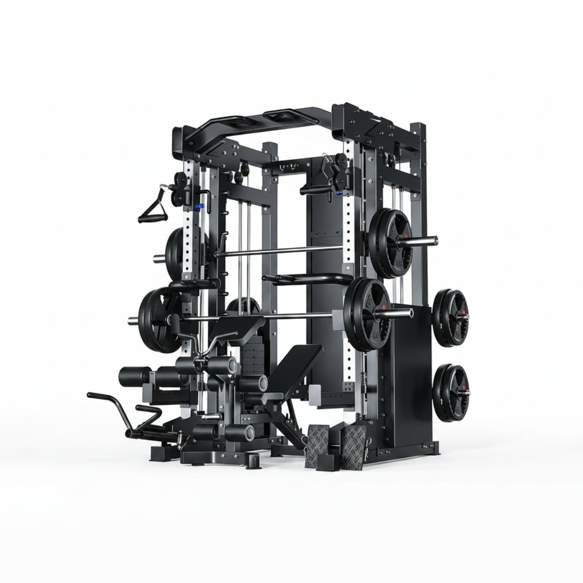 Home Gym Smith Machine Cable Crossover Weightlifting Sports Training