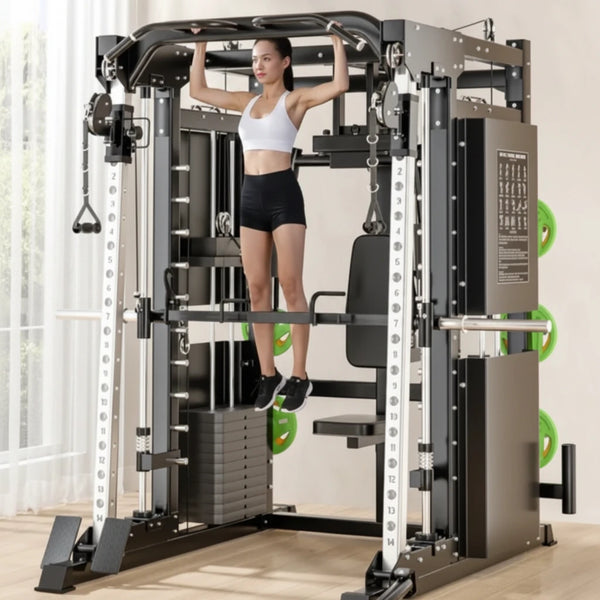 Multi-Function Steel Smith Machine for Home & Gym