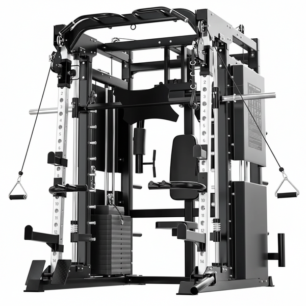 Multi-Function Steel Smith Machine for Home & Gym